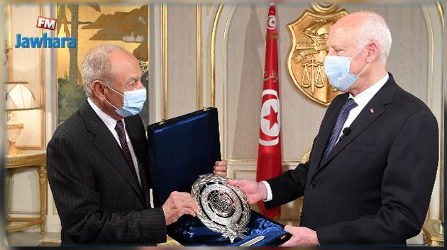 رئيس الجمهورية يستقبل الأمين العام لجامعة الدول العربية