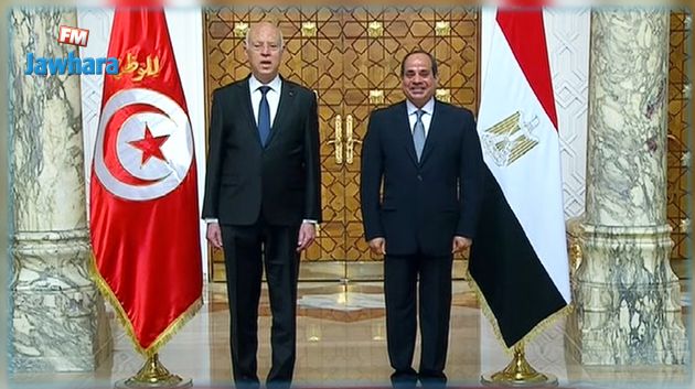 بدء القمة المصرية التونسية بين السيسي وسعيّد