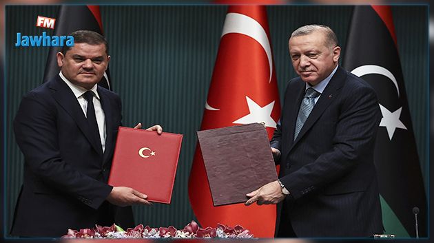 تركيا توقع مذكرات تفاهم مع ليبيا