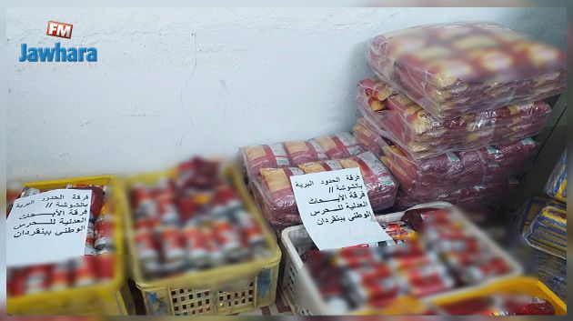 بنقردان: حجز مواد غذائية ومشروبات كحولية كانت في طريقها نحو الأراضي الليبية