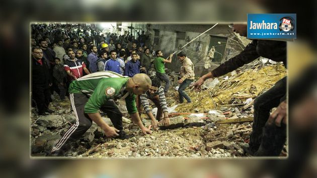  مصر : مقتل 10 أشخاص في انهيار مبنى في القاهرة