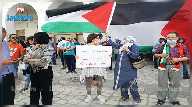 صفاقس: وقفة تضامنية مع الشعب الفلسطيني 