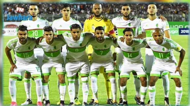 المنتخب الجزائري يصل الى تونس