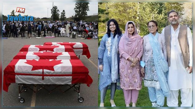 كندا: تشييع عائلة مسلمة قتلت في عملية دهس إرهابية 