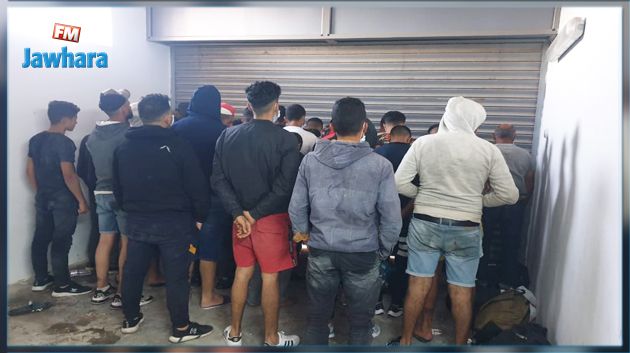 المهدية : ايقاف 62 مجتازا كانوا بصدد اجتياز الحدود خلسة