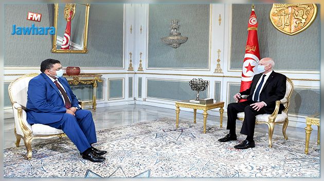 قيس سعيّد يستقبل لطفي زيتون