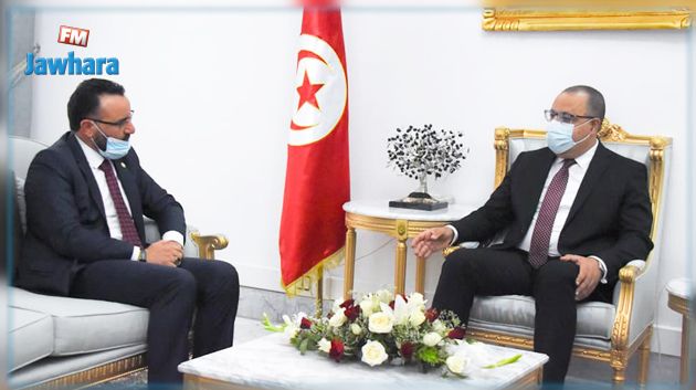 رئيس الحكومة يستقبل وزير الصناعة الليبي