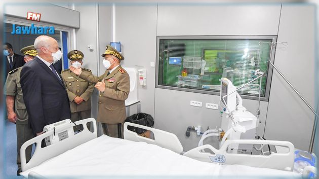 سعيّد يتدشن الجناح الجديد لقسم الانعاش بالمستشفى العسكري بتونس