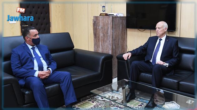 رئيس الجمهورية في مقر وزارة الداخلية