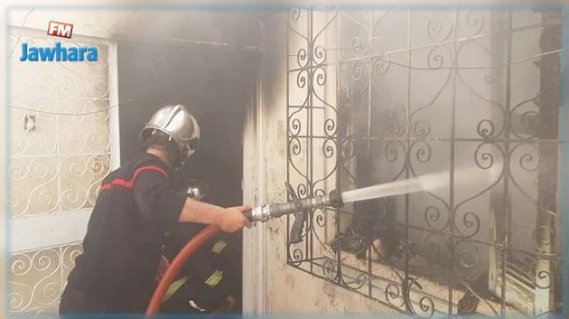 قرمبالية : وفاة طفل ونقل شقيقيه لتلقي الاسعافات اثر اندلاع حريق بمنزلهم‎‎