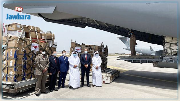 المساعدات الطبية القطرية تصل إلى تونس (صور)