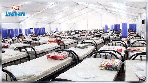 وزير الصحة يعاين تركيز المستشفى الميداني الذي تقدمت به دولة قطر