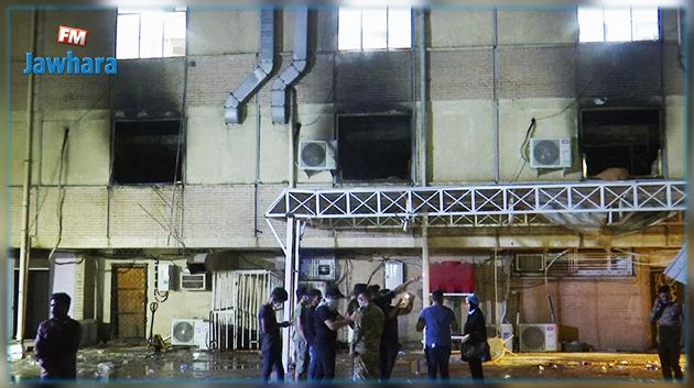 حصيلة كارثية: ارتفاع عدد قتلى حريق مستشفى كورونا بالعراق