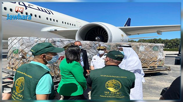 وصول الدفعة الأولى من المساعدات الطبية السعودية 