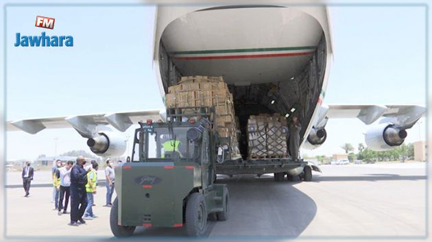 طائرة كويتية محملة بالمساعدات الطبية تصل اليوم إلى تونس