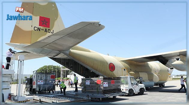 محملتان بتجهيزات مستشفى ميداني : طائرتان عسكريتان مغربيتان تصلان إلى تونس 
