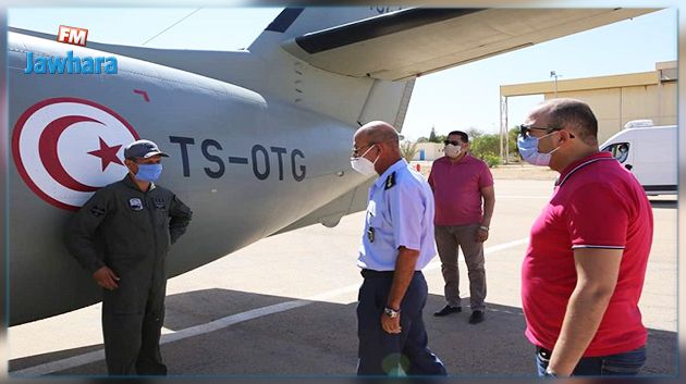 قفصة: وصول طائرة عسكرية محملة ب30 مكثف اوكسجين