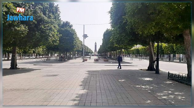 إغلاق شارع الحبيب بورقيبة بالعاصمة أمام المتظاهرين