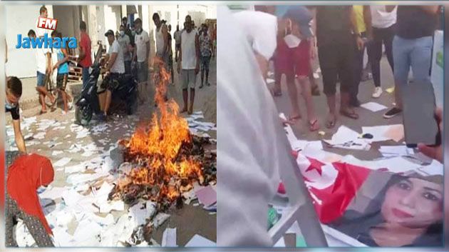 سليانة : محتجون يقتحمون مقري النهضة والحزب الدستوري الحر