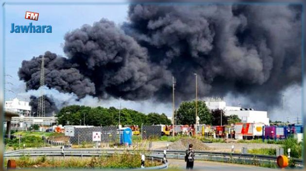 ألمانيا: انفجار هائل في مجمع كيمياوي