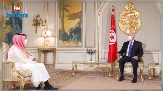  وزير الخارجية السعودي يؤكد لرئيس الجمهورية حرص المملكة على أمن واستقرار تونس