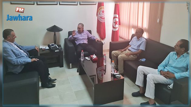 الأمين العام لإتحاد الشغل يلتقي بقياديي التيار الديمقراطي 