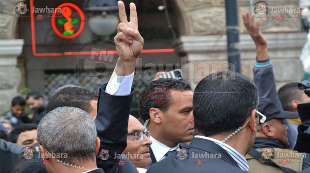 المرزوقي في باب سويقة في اطار افتتاح حملته الانتخابية