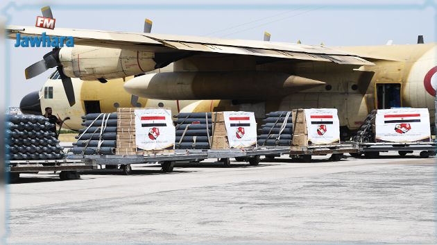 3 طائرات مصرية محمّلة بمعدات طبيّة تصل تونس 