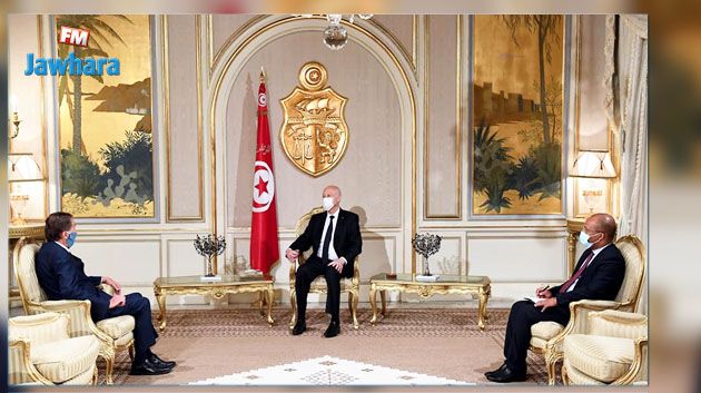 رئيس الجمهورية يلتقي سفير فلسطين في تونس (فيديو)