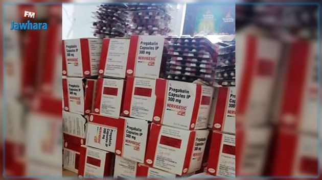 الحرس الديواني برمادة يحبط محاولة تهريب كمية من الحبوب المخدرة بقيمة 73500 دينار