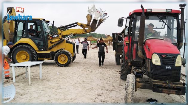 نابل : حملة أمنية لتحرير شواطئ قليبية وحمام الأغزاز وسيدي منصور