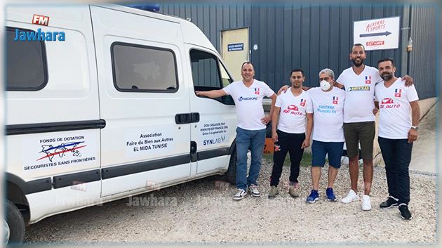 هبة ب 4 سيارات إسعاف ومعدات طبية لفائدة معتمدية الميدة بنابل (صور)