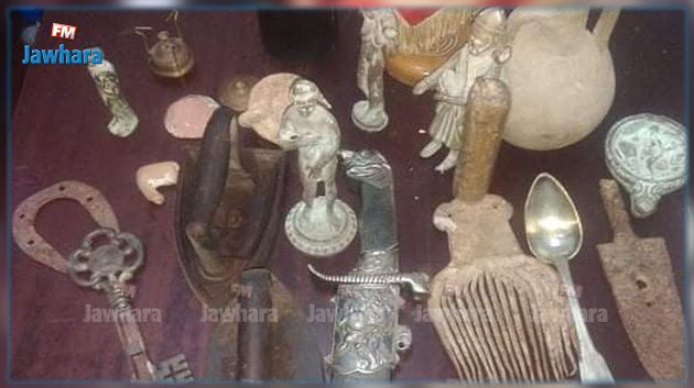 المهدية : إيقاف 4 أشخاص و حجز قطع أثرية ومسدس‎‎