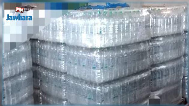قابس: حجز 10 آلاف لتر من المياه المعدنية مخفية في مخزن