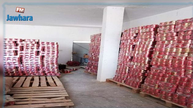 قابس: حجز 8.5 طن من مصبرات الطماطم