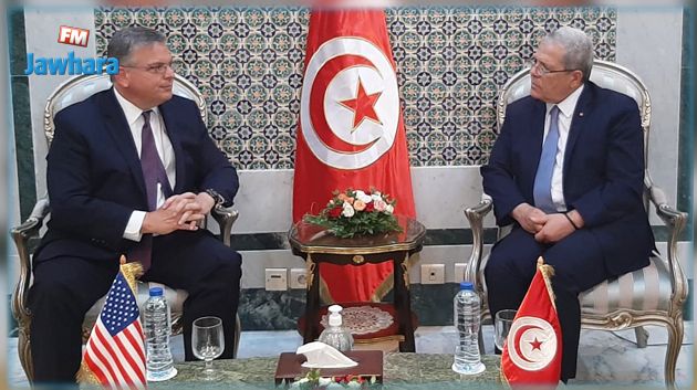 الإعداد لزيارة وفد الكونغرس إلى تونس محور لقاء الجرندي بدونالد بلوم