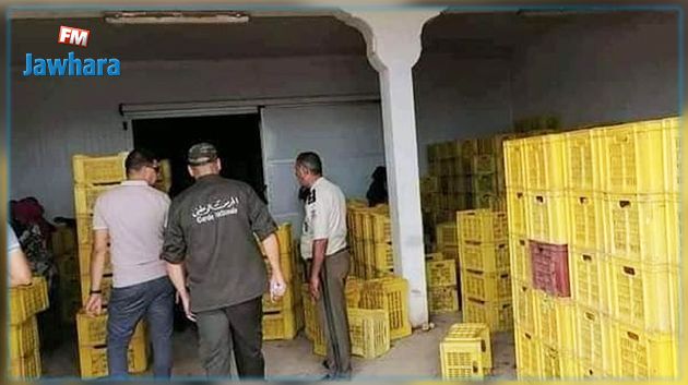 الكاف : مداهمة مخازن تبريد وحجز غلال بقيمة 431 ألف دينار (صور)