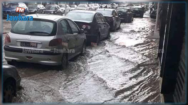 قليبية : تهاطل أمطار غزيرة و معتمد الجهة يطمئن 