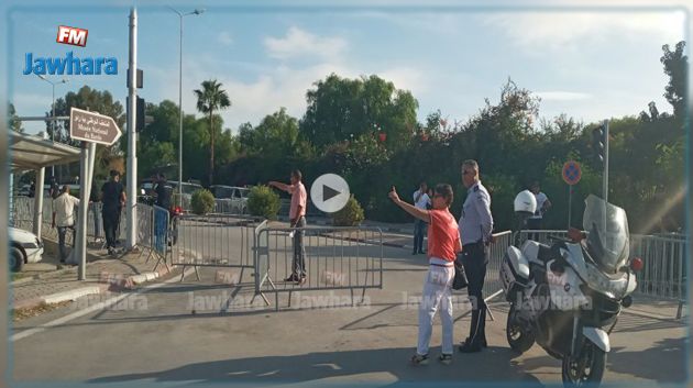 اغلاق كل الطرق المؤدية لأبواب مجلس نواب الشعب ‎‎