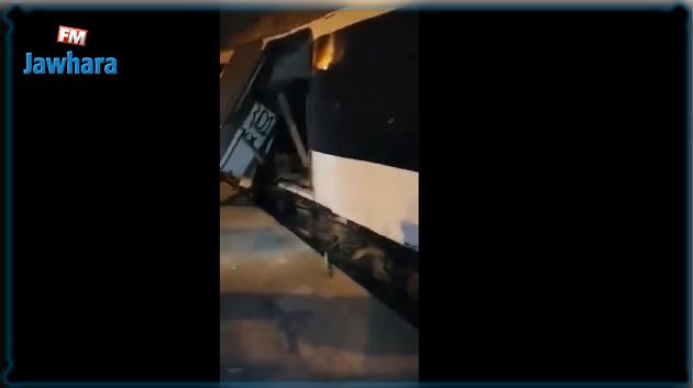 اصطدام قطارين على مستوى محطة مقرين