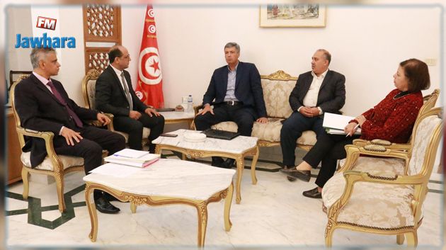 وزير الشؤون الإجتماعية يستقبل وفدا عن اتحاد الصناعة والتجارة