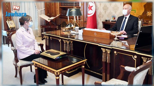 لقاء يجمع رئيس الدولة برئيسة الحكومة