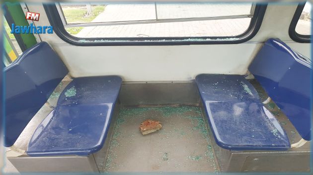 تواصل الاعتداءات على وسائل النقل العمومي يخلّف خسائر مادية 