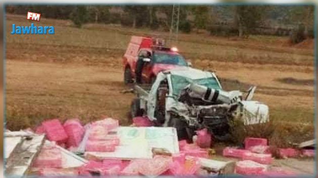 حادث مرور في باجة يسفر عن وفاة شخص وإصابة آخر