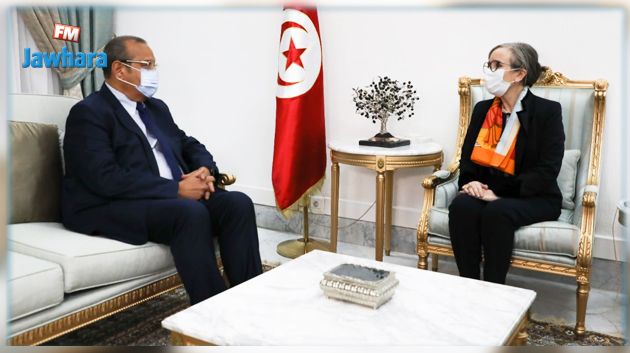 رئيسة الحكومة تلتقي رئيس منظمة الأعراف