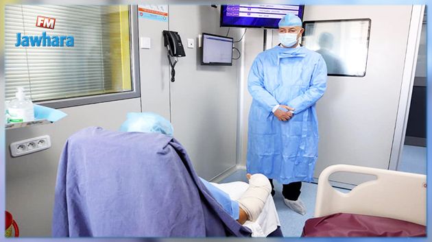 وزير الصحّة يعود الأستاذ الصحبي بن سلامة 