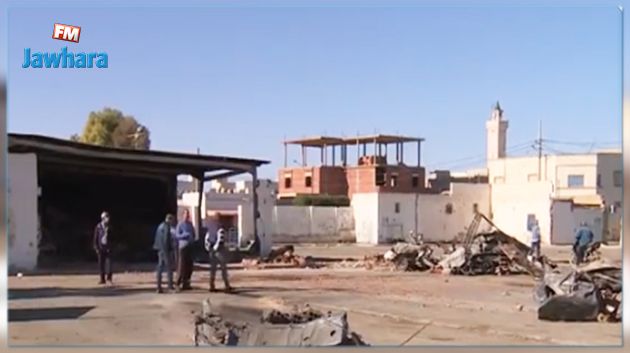 عڨارب: حرق 12 سيارة محجوزة بالمستودع البلدي وسرقة سيارة مهرّب 