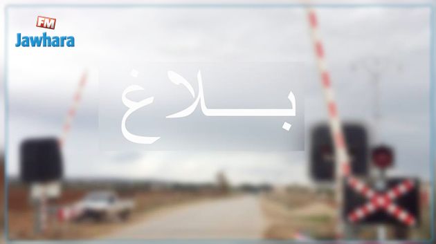 جنوح قاطرة وعربة للقطار الرابط بين تونس والدهماني