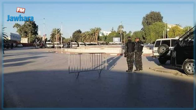 غلق كل المنافذ المؤدية إلى ساحة باردو