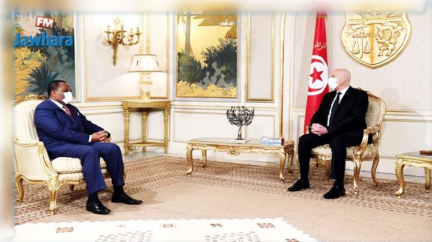 خلال لقاء بوزير الخارجية الكونغولي : سعيّد يؤكد على تمسّك تونس ببعدها الإفريقي